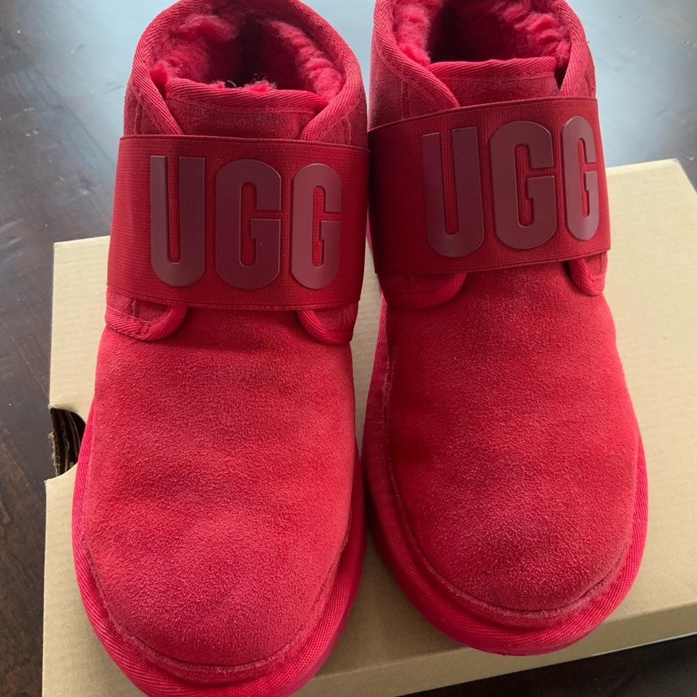 Red UGG Ankle Boot 6